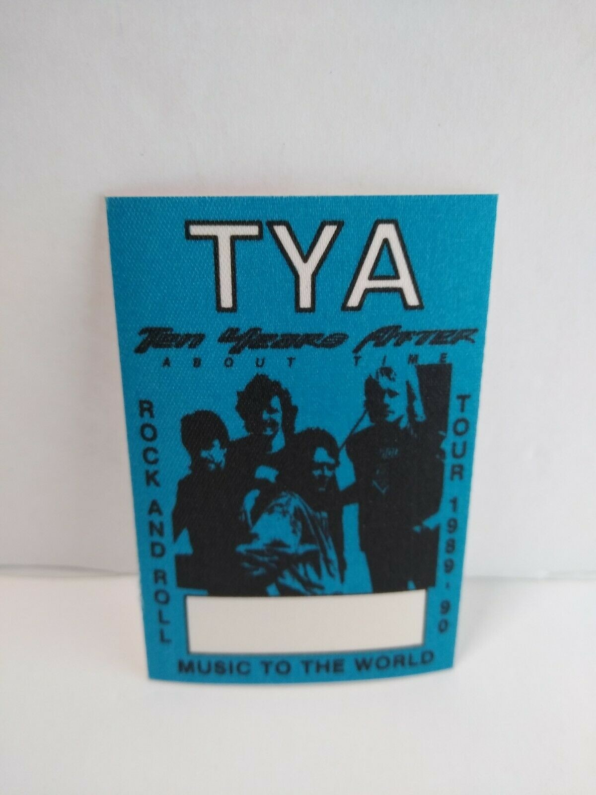 Ten Years After Alvin Lee Backstage Pass Original 1990 Hard Rock Music Blue