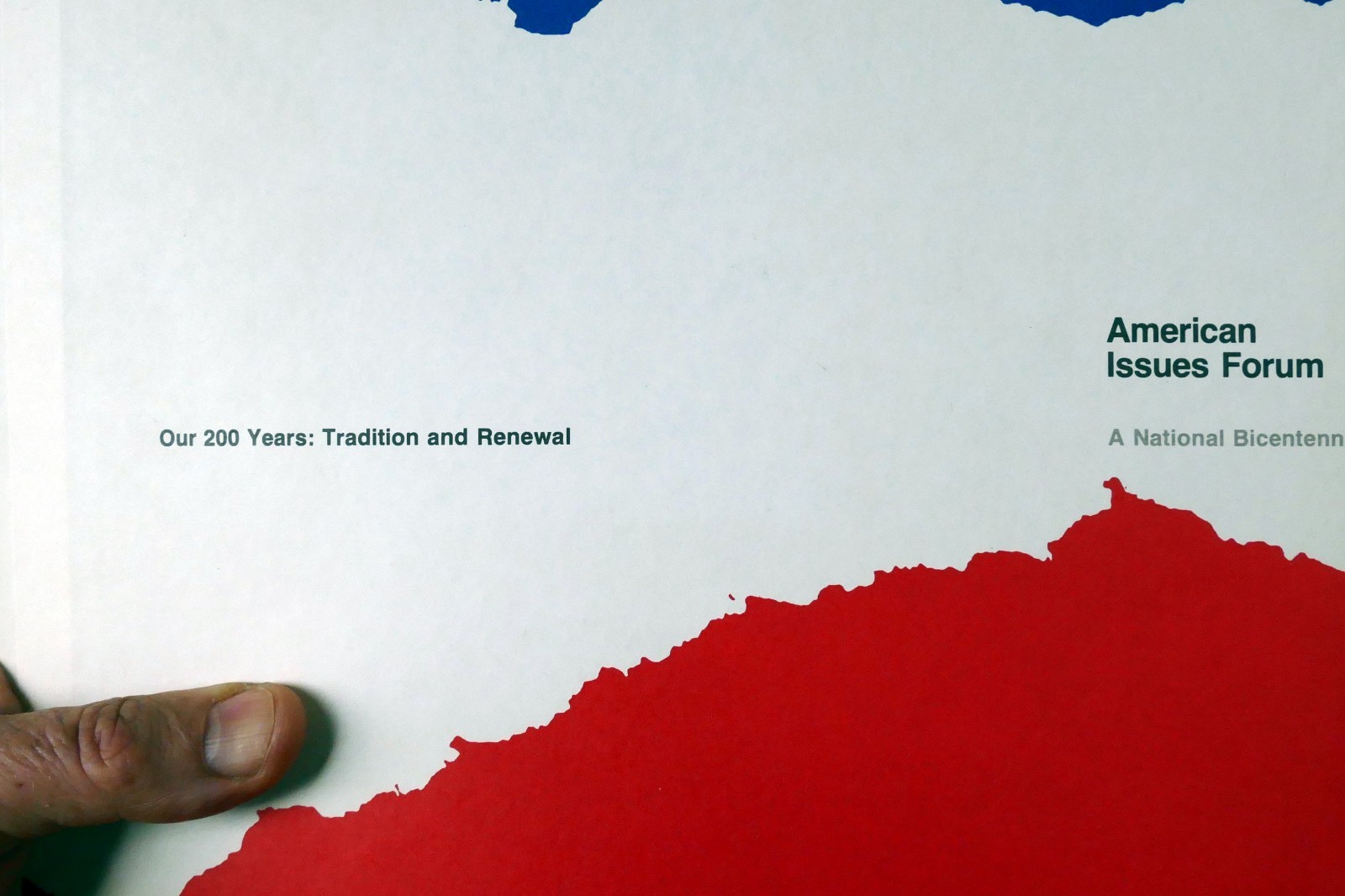 American Issues Forum-National Bicentennial Program Revolution 1776-1976 Booklet