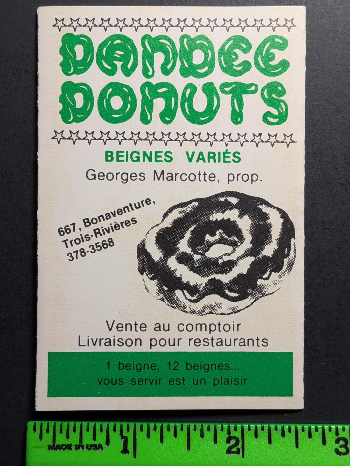 De Tros Rivieres Eagles 1976 Foldout Baseball Pocket Schedule