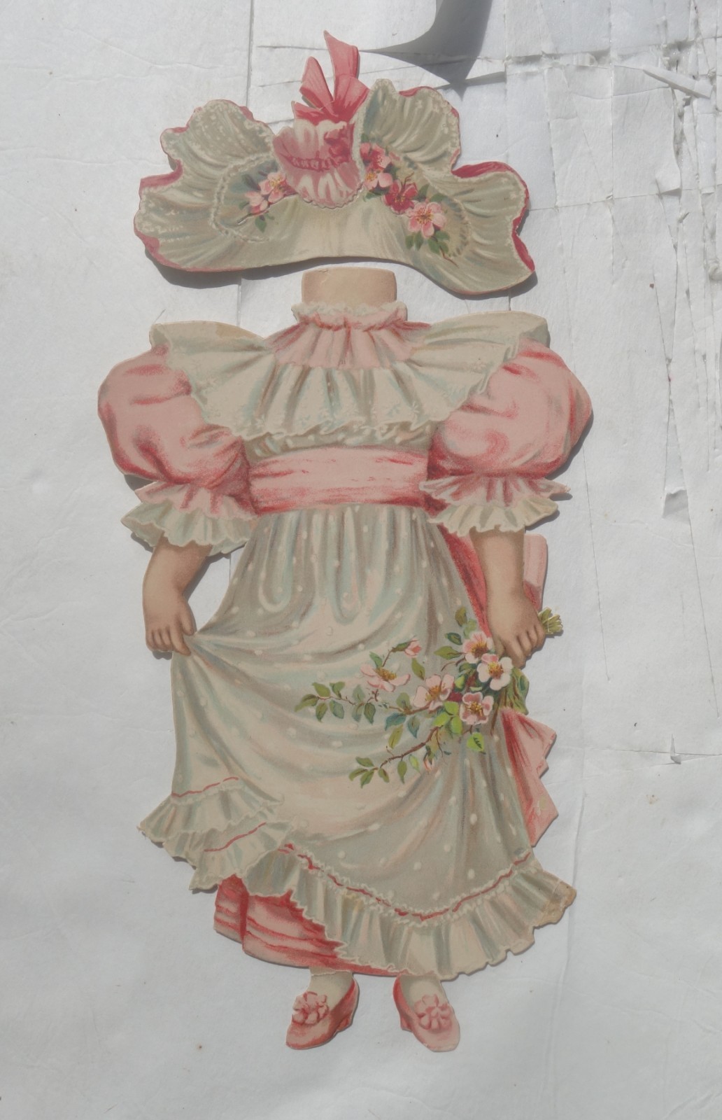 1890s Tuck & Sons Dear Dorothy 13″ Large Paper Doll Complete Artistic 500 9 Pcs.