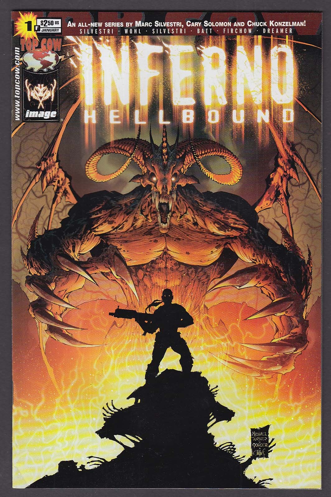 INFERNO: HELLBOUND #1 F Image comic book 1 2002 1st printing