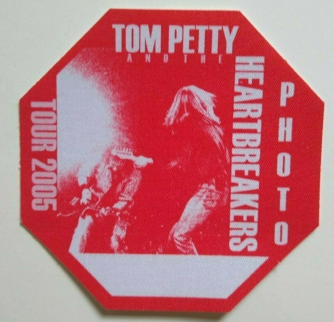 Tom Petty And The Heartbreakers Backstage Pass Original Pop Rock Music 2005 Red