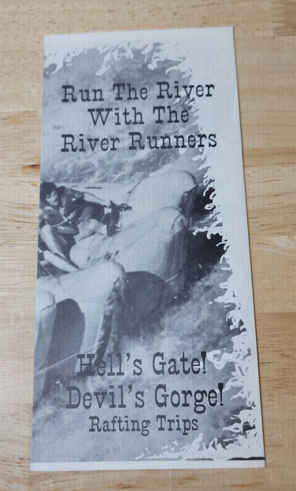Vtg RIVER RUNNERS RAFTING TRIP BROCHURE British Columbia 1970s/1980s