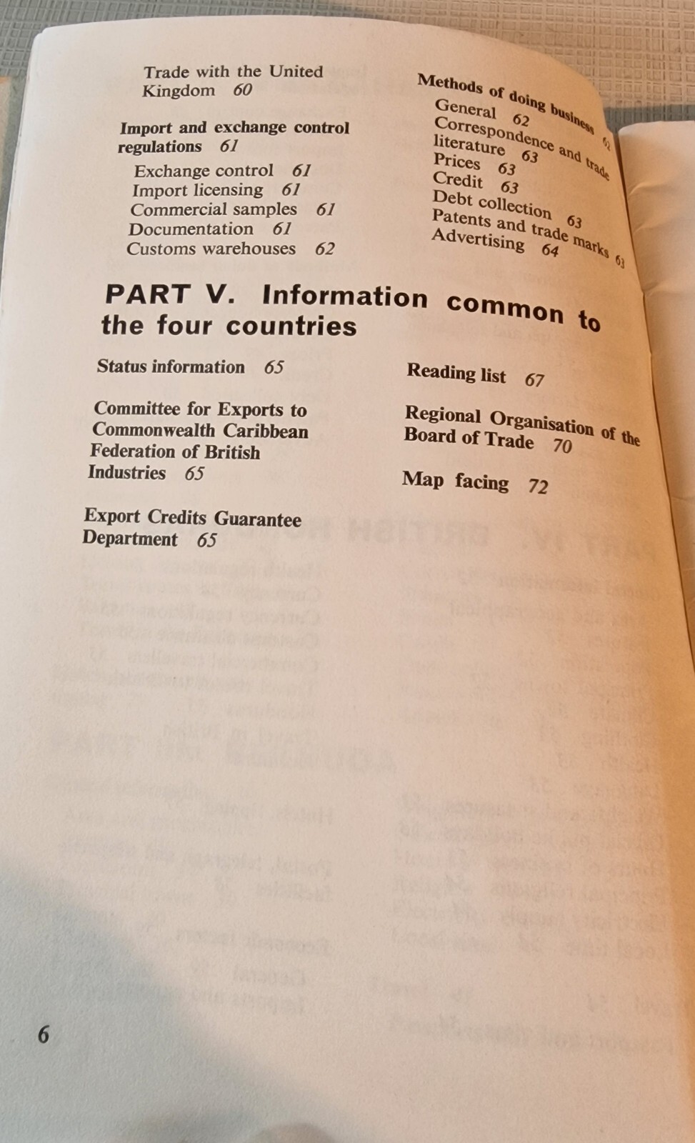 Hints to Business Men Visiting Jamaica Bahamas Bermuda & British Honduras 1965
