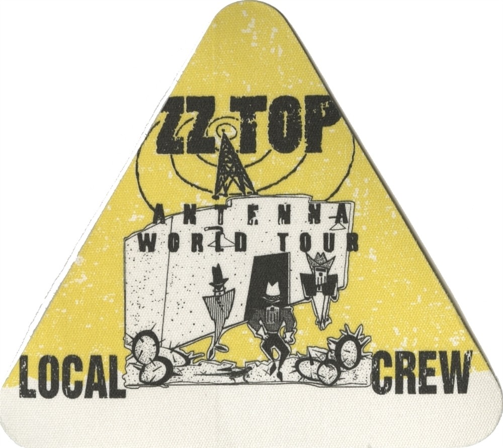 ZZ Top 1994 Antenna concert tour Working Crew Backstage Pass