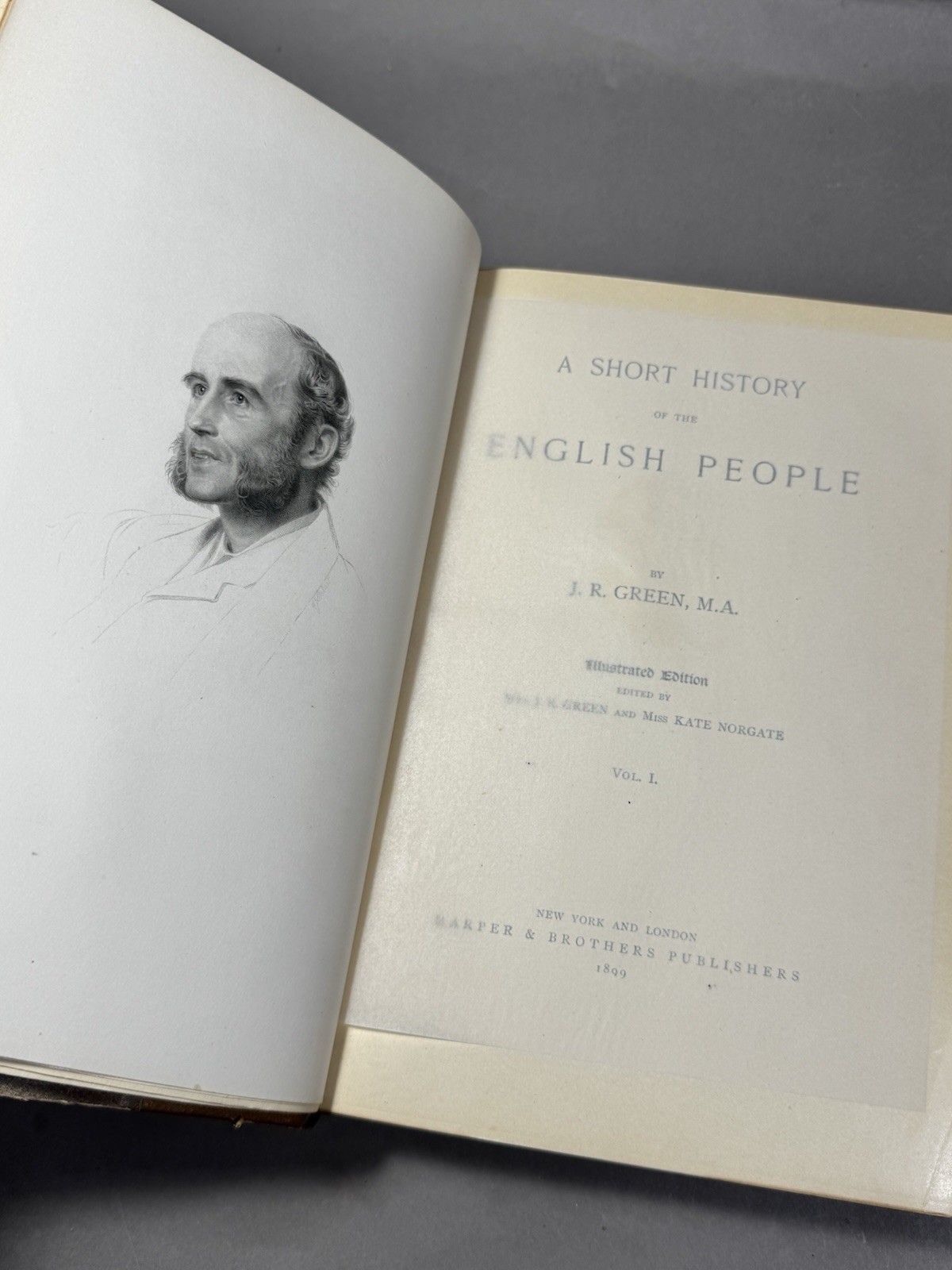A Short History of the English People by J.R. Green 1899 England Illustrated