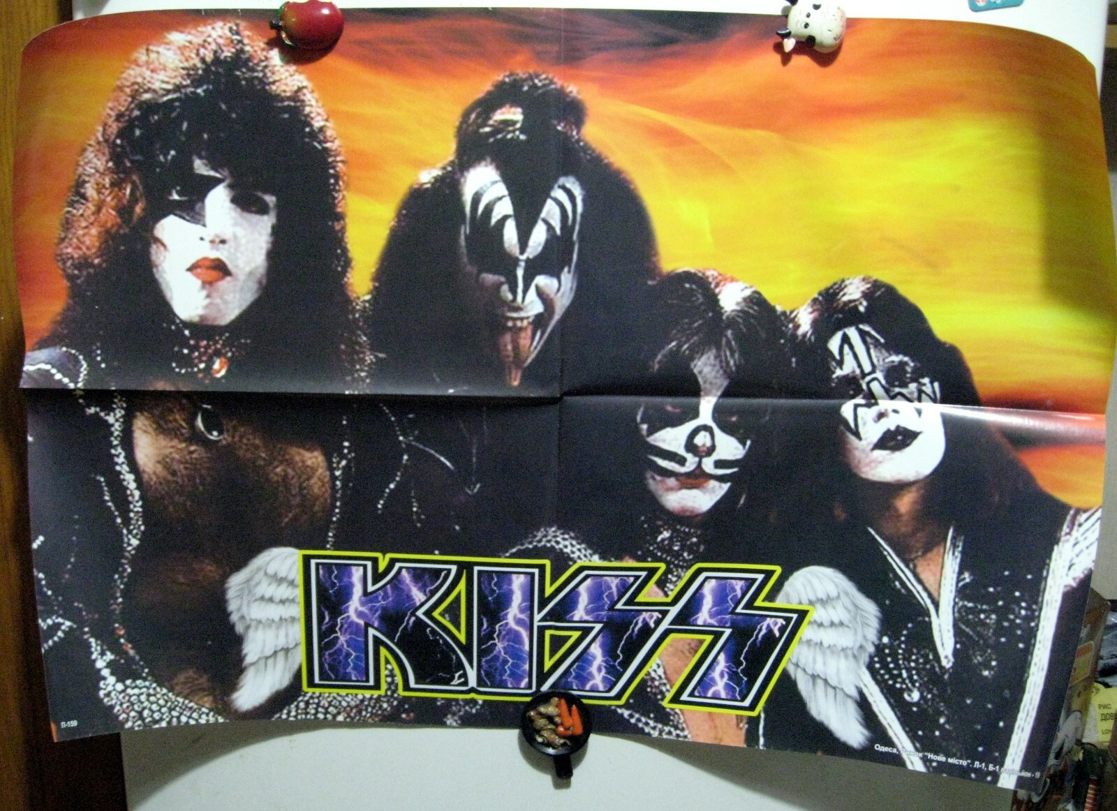 Kiss Gene Simmons Paul Stanley poster A2 23х16