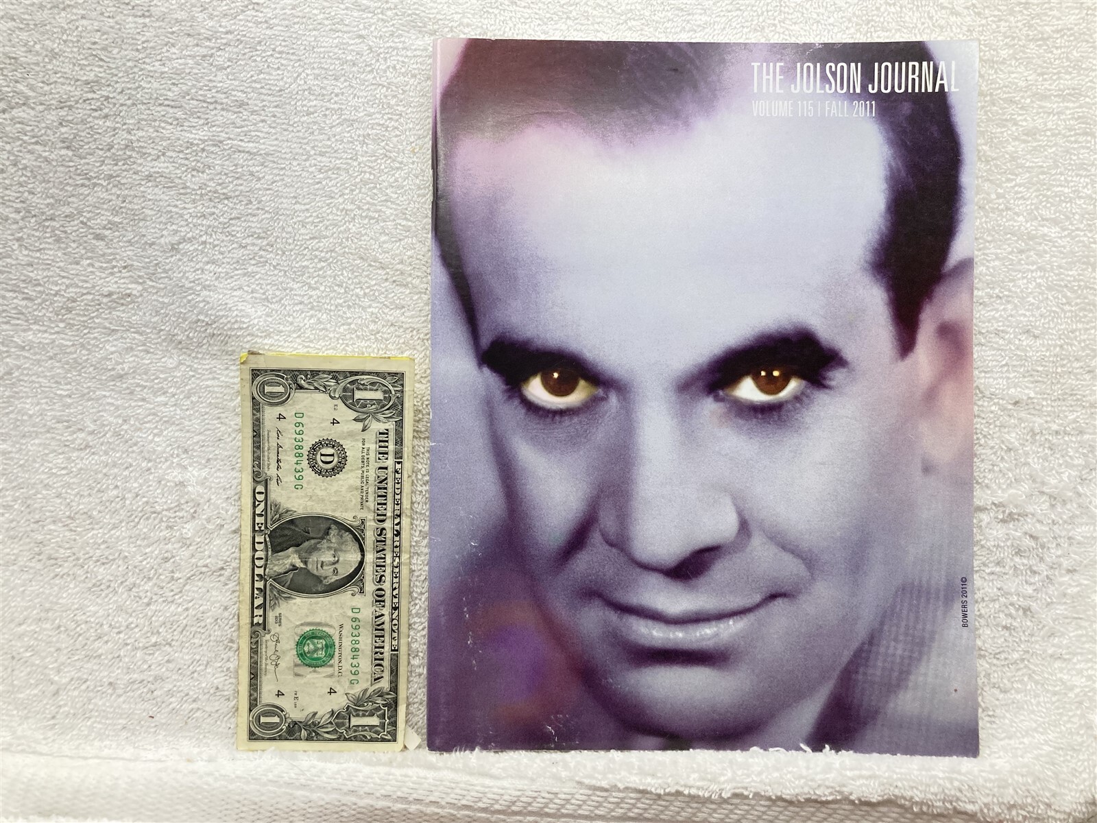 Fall 2011 The Jolson Journal International Al Jolson Society Magazine Vtg