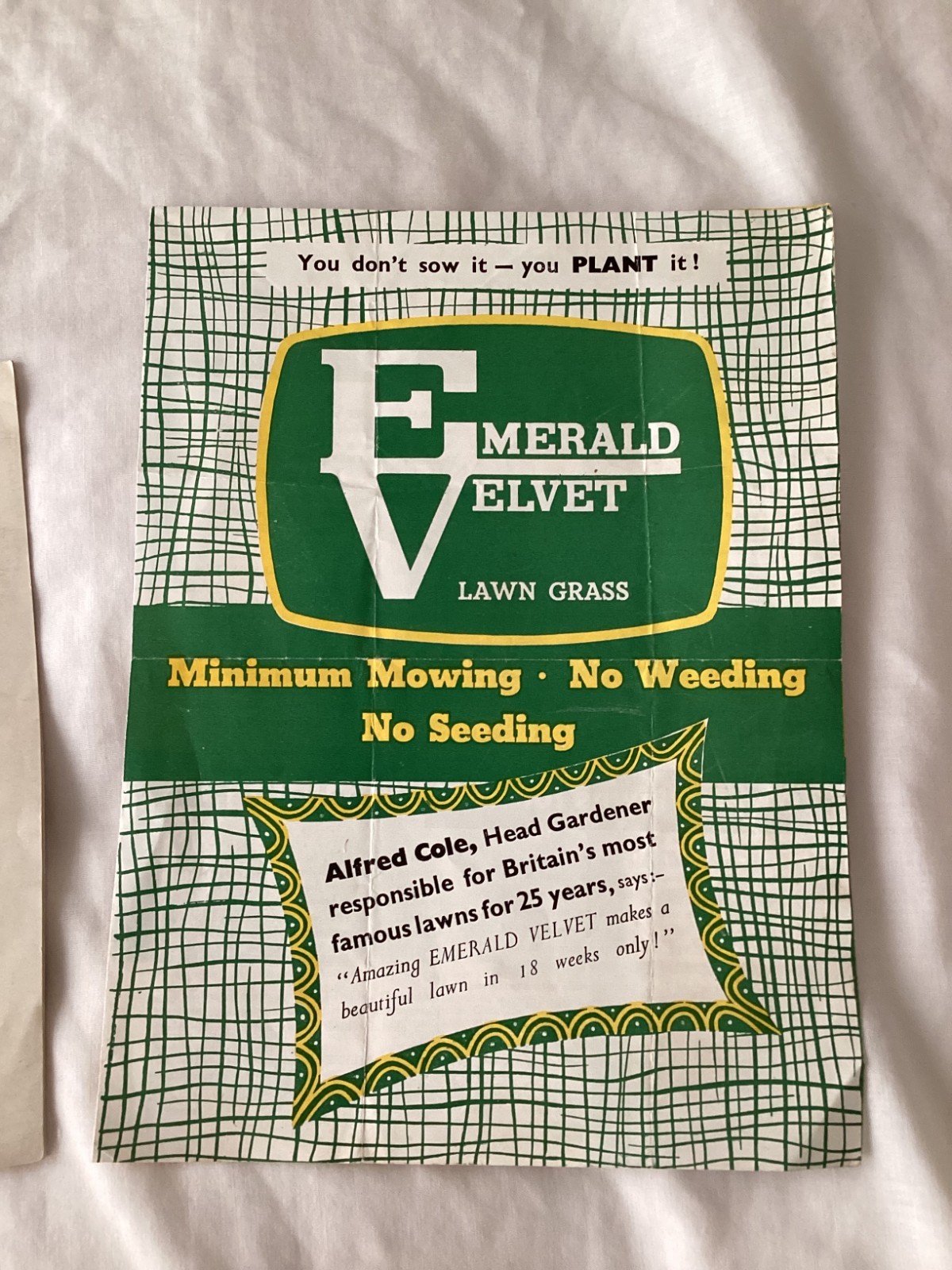 Vintage Lawn Care Brochures x3 / 1940’s/’50s Gardening Horticultural Ephemera
