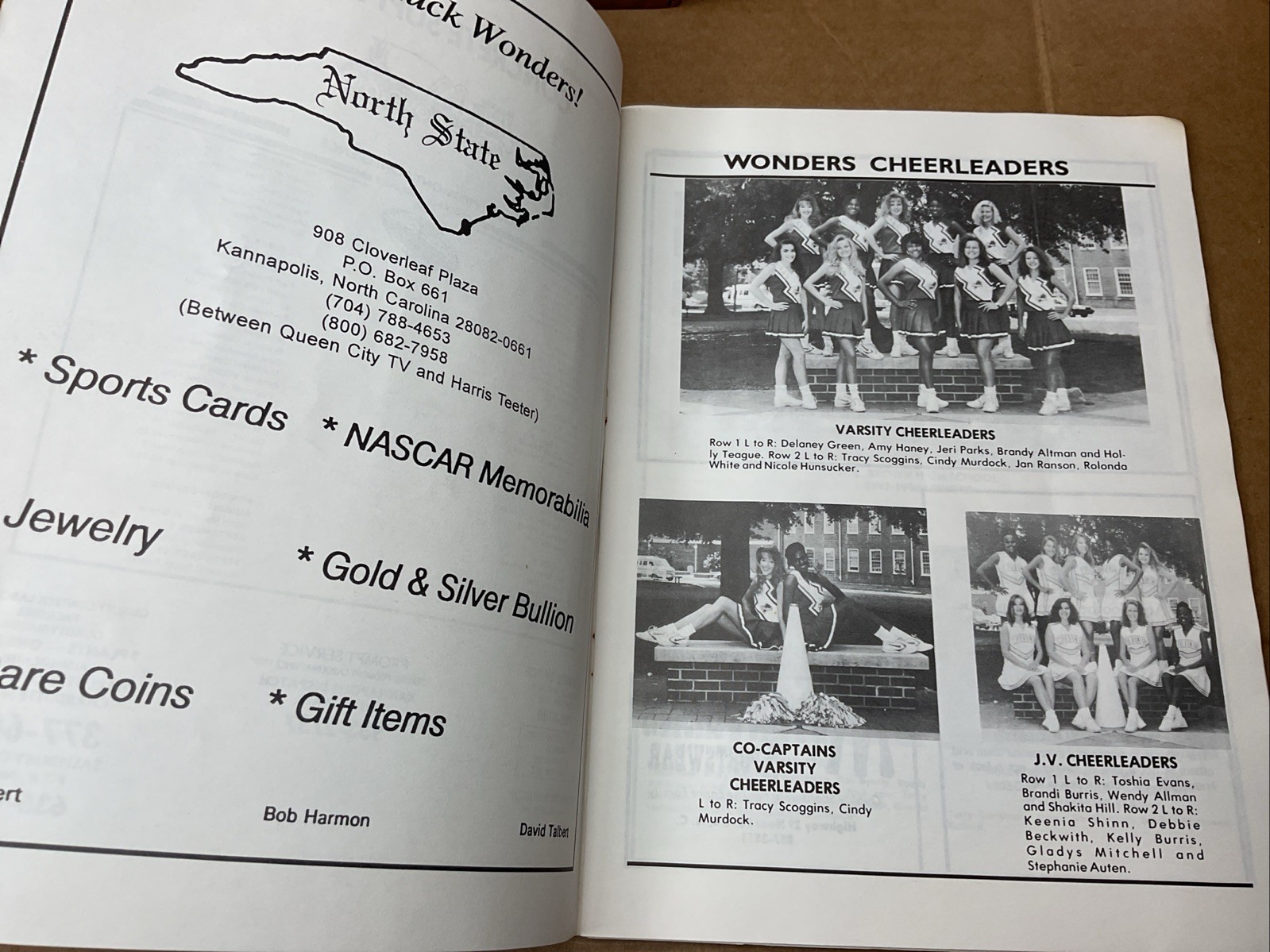 3 Sep 1993 Football Program A.L Brown Vs Statesville High School Nc B69