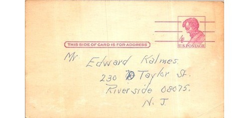 NJ Highway Personnel Postal Card 1966 Trenton Meeting Frascella Signed