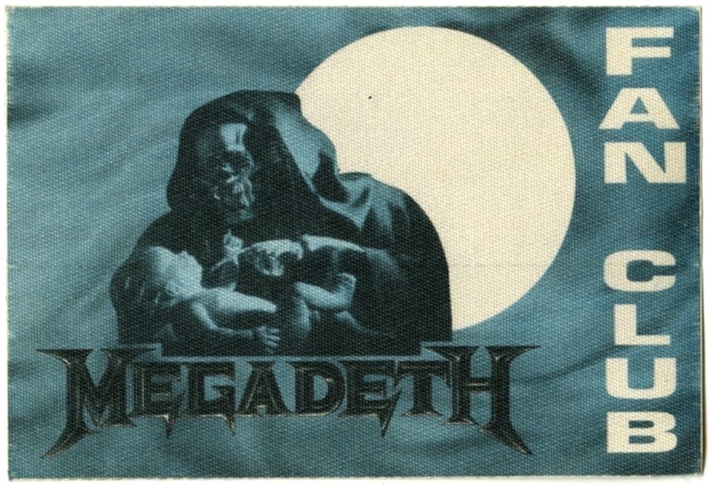 Megadeth 1994 Youthanasia concert tour collectible Fan Club Backstage Pass