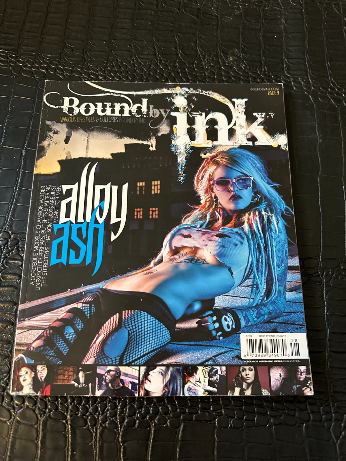#9 BOUND BY INK vintage tattoo magazine ALLOY ASH
