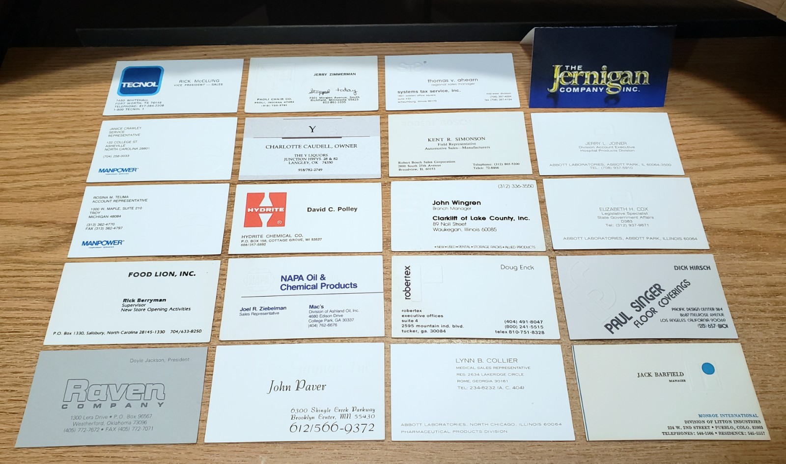 🔥 LOT of 100 EMBOSSED Misc. BUSINESS CARDS for BUSINESS CARD COLLECTION L2