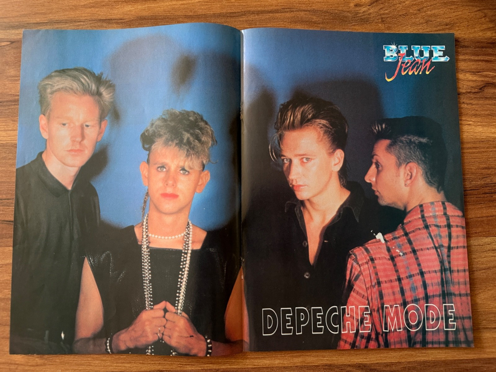 Depeche Mode Vintage Turkish Magazine Poster 80s Synth Pop Rare Collectible