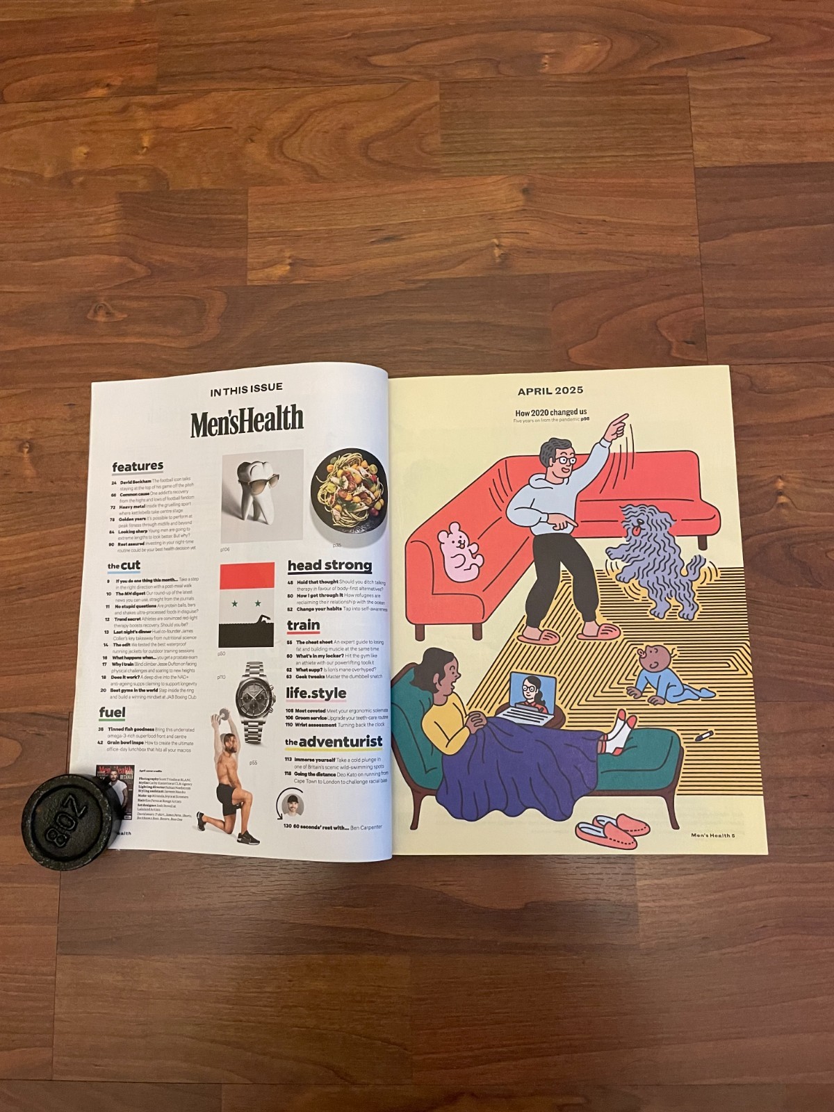 Men’s Health UK Magazine April 2025 – David Beckham World Exclusive