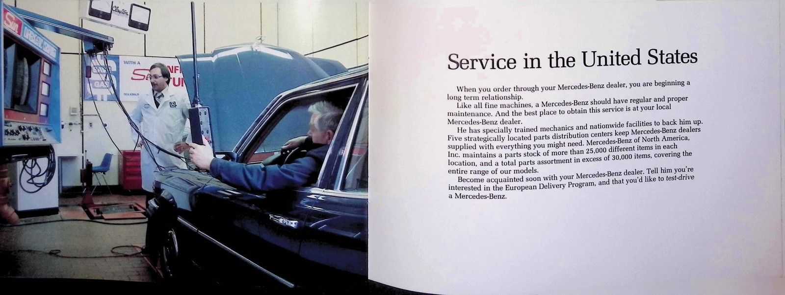Mercedes-Benz European Delivery Brochure 1970s Berchtesgaden Map Guide