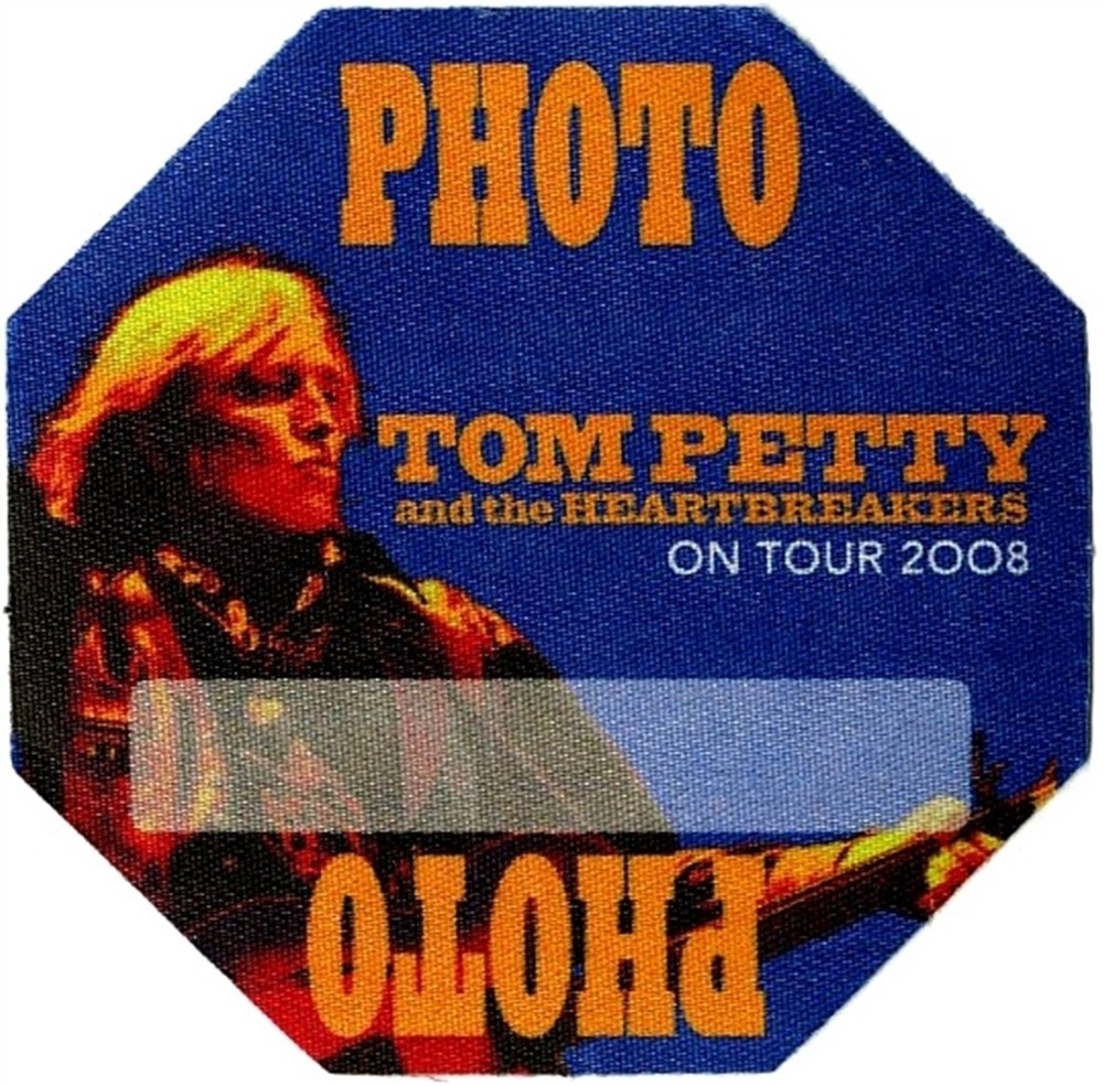 Tom Petty & the Heartbreakers 2008 concert tour Photo Backstage Pass