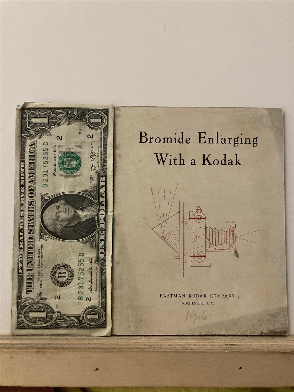 1906 Eastman Kodak Bromide Enlarging Booklet Photography Photos 1900’s Vtg