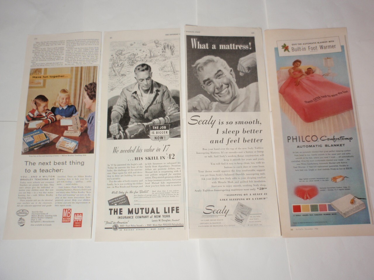 Large Lot Vtg Half Page Magazine Print Ads: Food, Kitchen Appliance, Clothing…