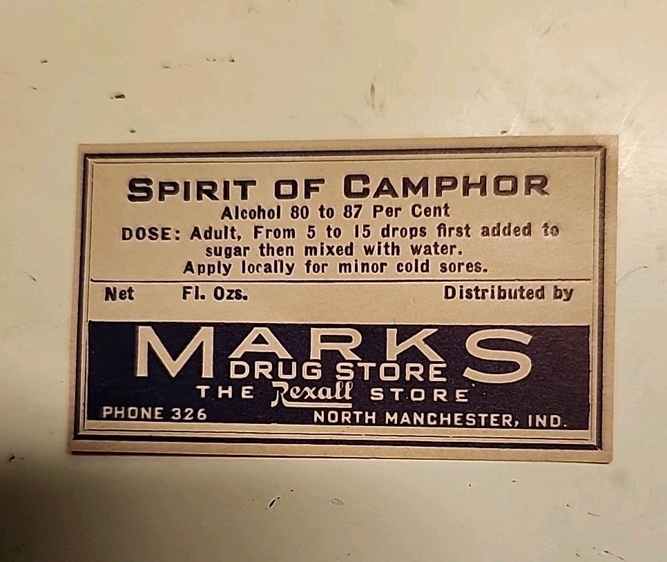 Rjkstamps VINTAGE MARKS/Stewart PHARMACY DRUG STORE Labels