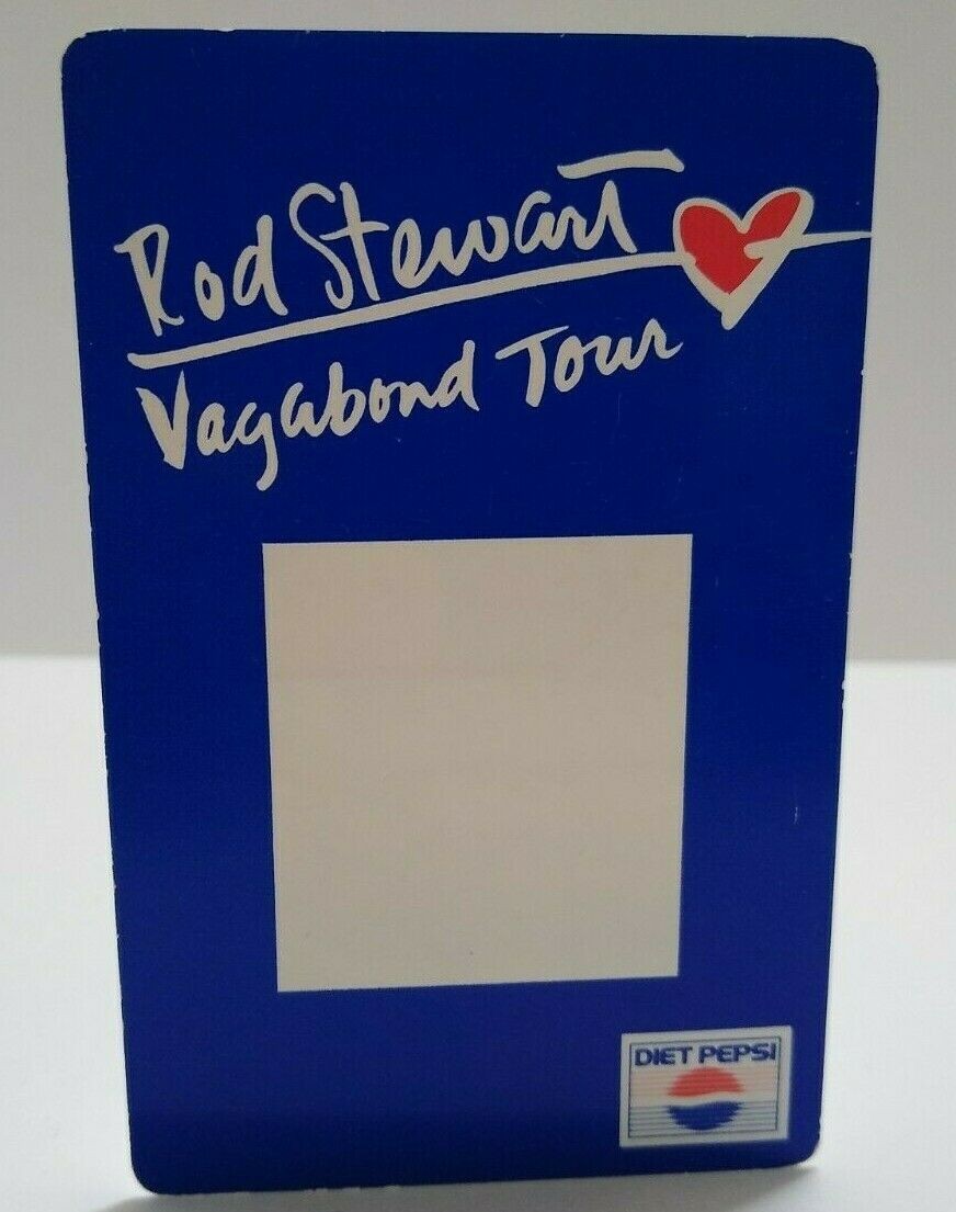 Rod Stewart Backstage Pass Vagabond Heart Tour Original 1991 Pop Music Concert