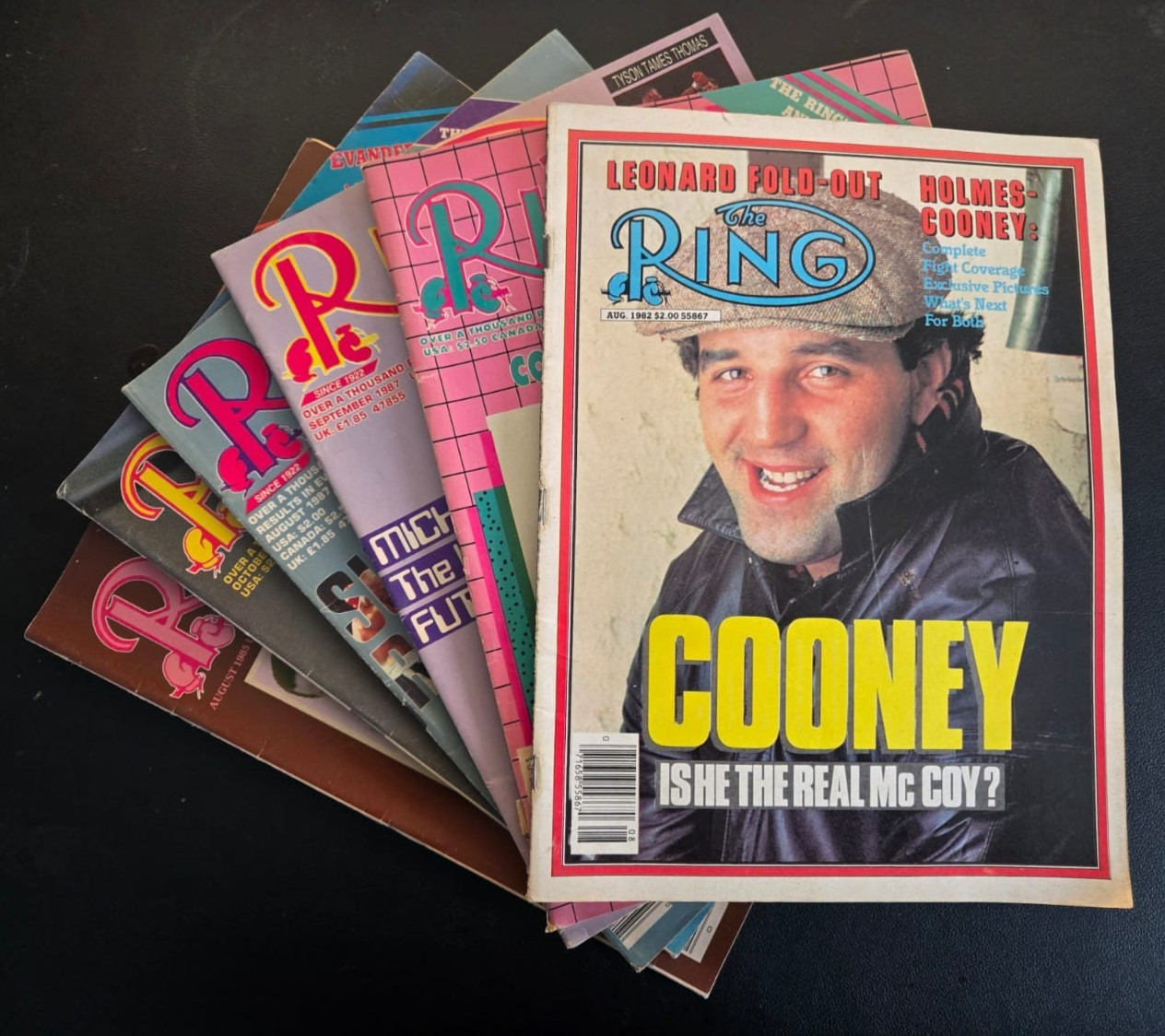 1980s THE RING Boxing Magazine Lot – Vintage Champion & International Boxing