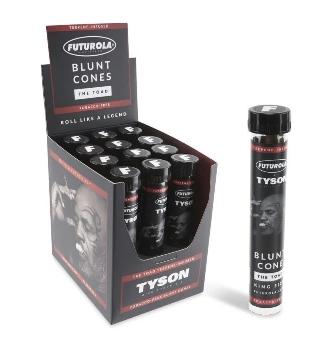 Tyson Ranch Futurola Rolling Cones The Toad – 12 Tubes x 1 Cone = 12 Cones!
