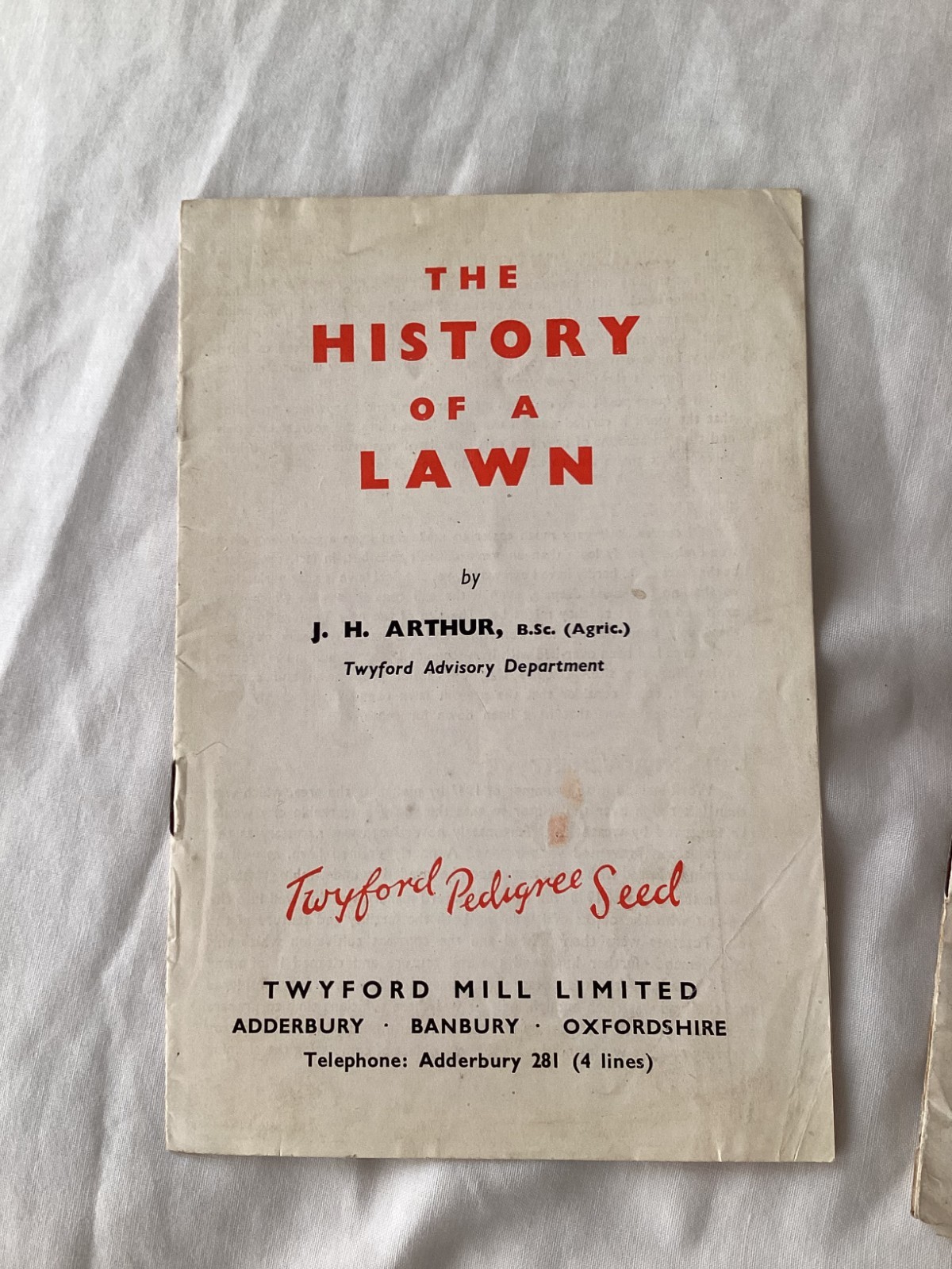 Vintage Lawn Care Brochures x3 / 1940’s/’50s Gardening Horticultural Ephemera