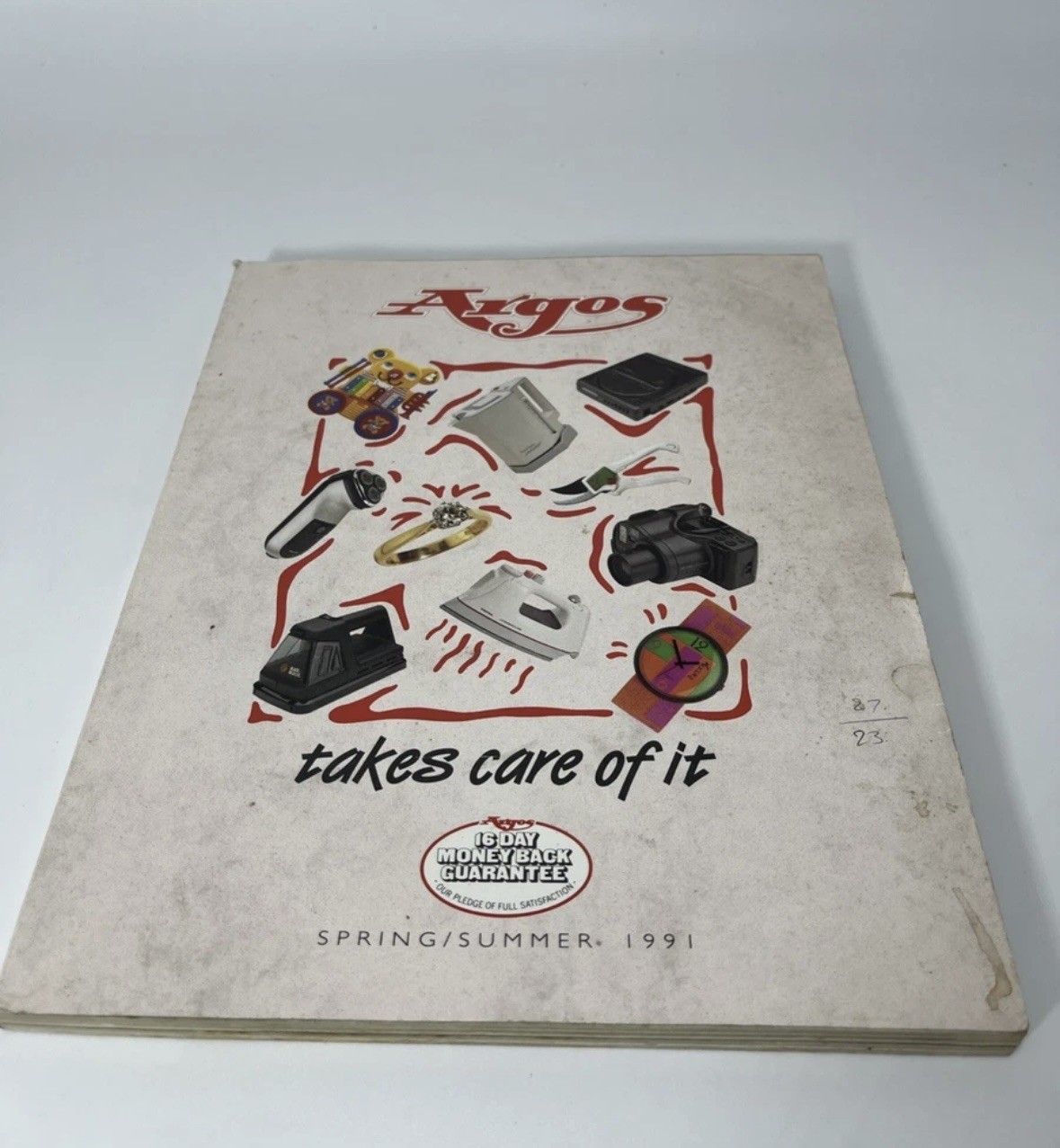 Vintage ARGOS Catalogue Spring Summer 1991 No35 social history retail retro book