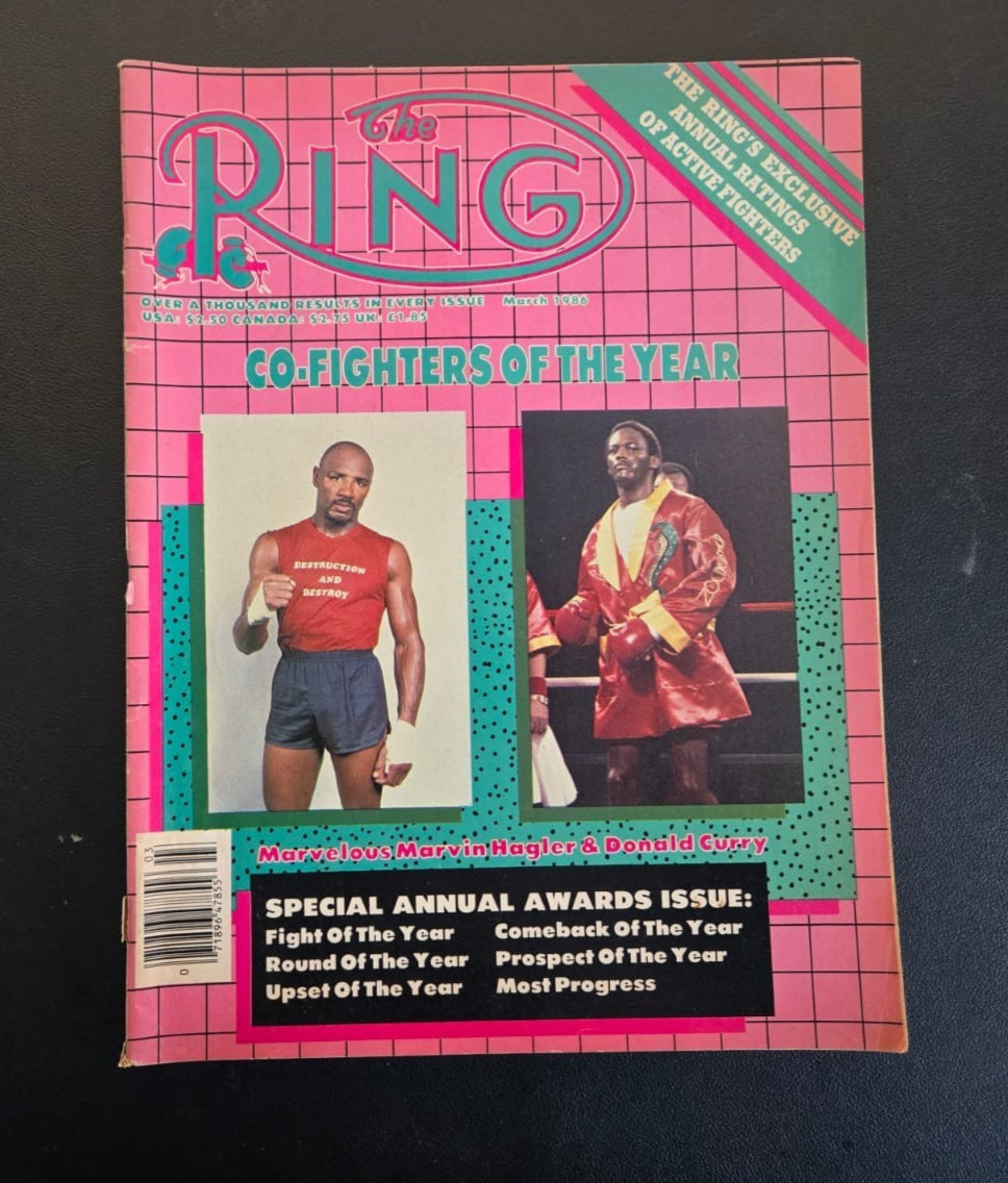 1980s THE RING Boxing Magazine Lot – Vintage Champion & International Boxing