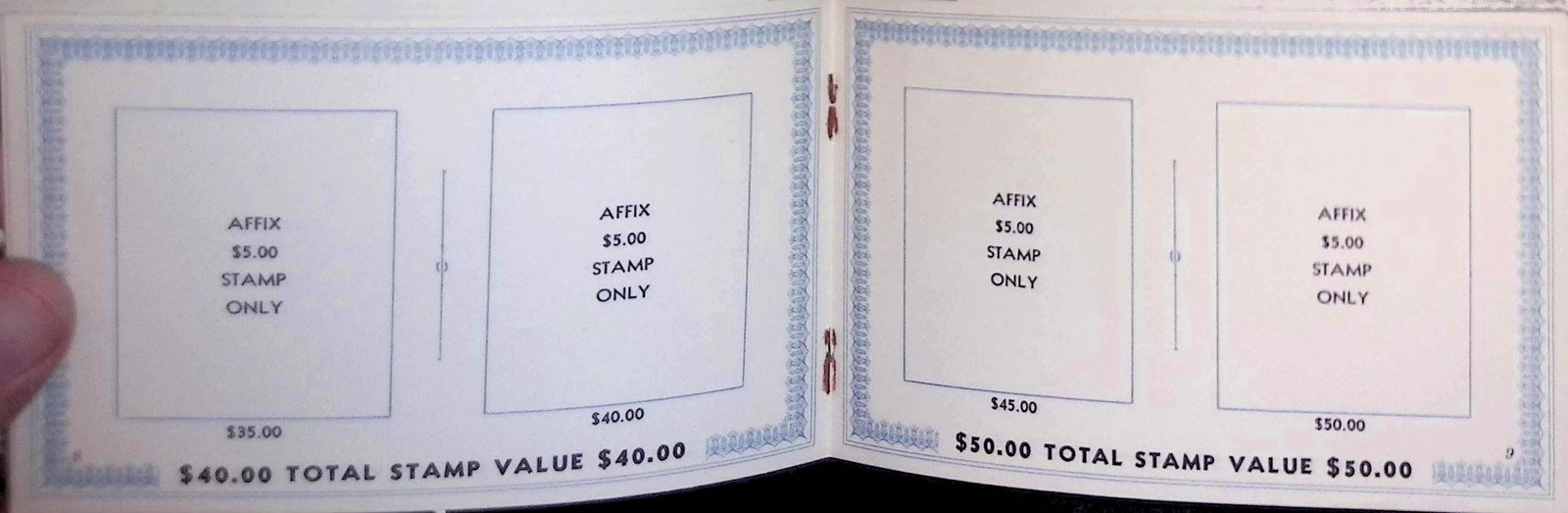 WWII 1940s US Defense Stamp Album Postal Savings Plan $5 Stamps $100 Bonds