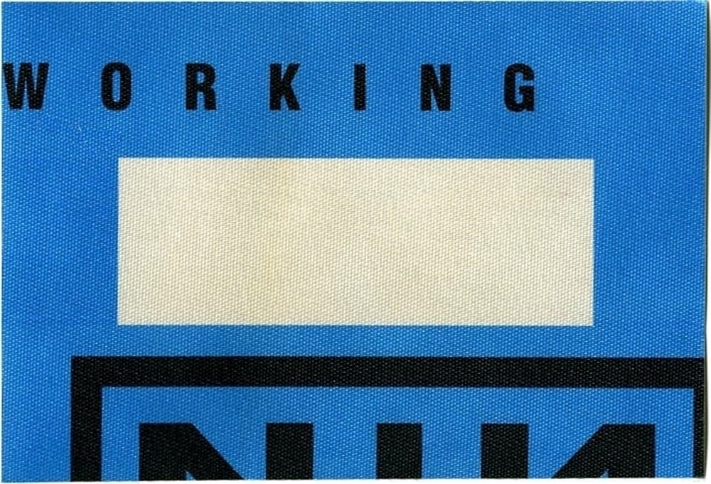 Nine Inch Nails 2000 The Fragile concert tour Working Crew Backstage Pass