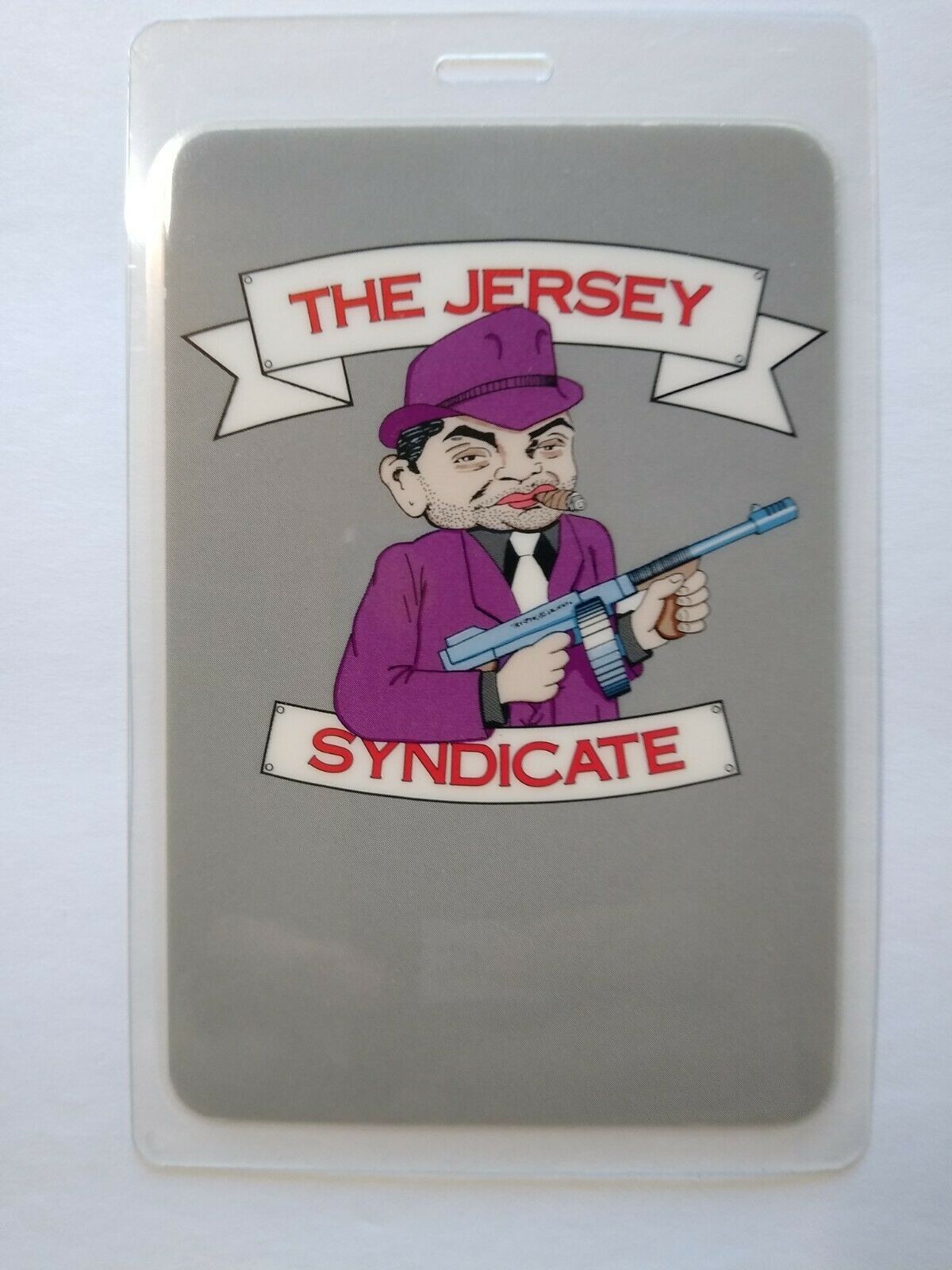 Bon Jovi New Jersey Syndicate Backstage Pass Original 1988 Gangster Machine Gun
