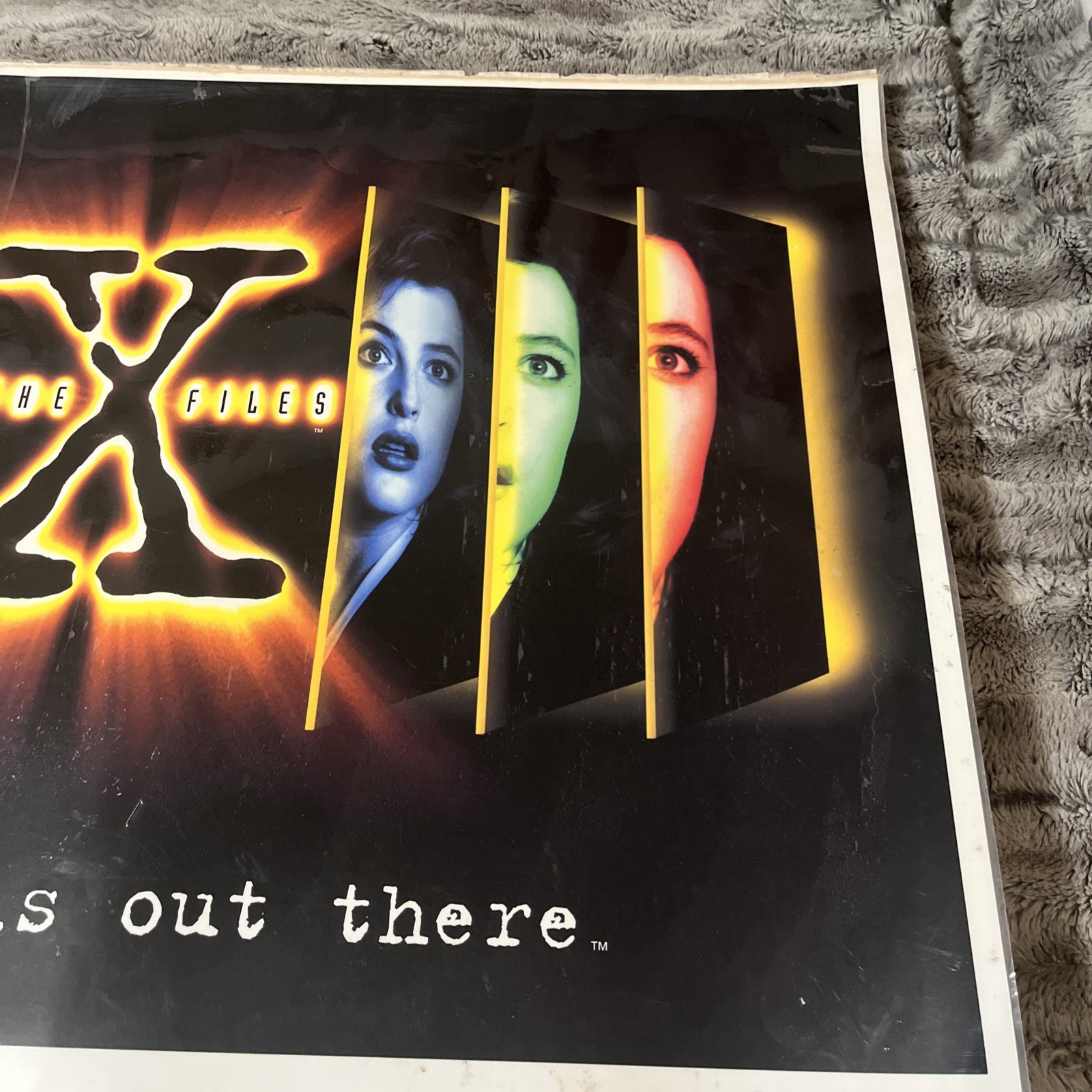 Vintage Laminated The X Files The Truth Is Out There Poster 1995
