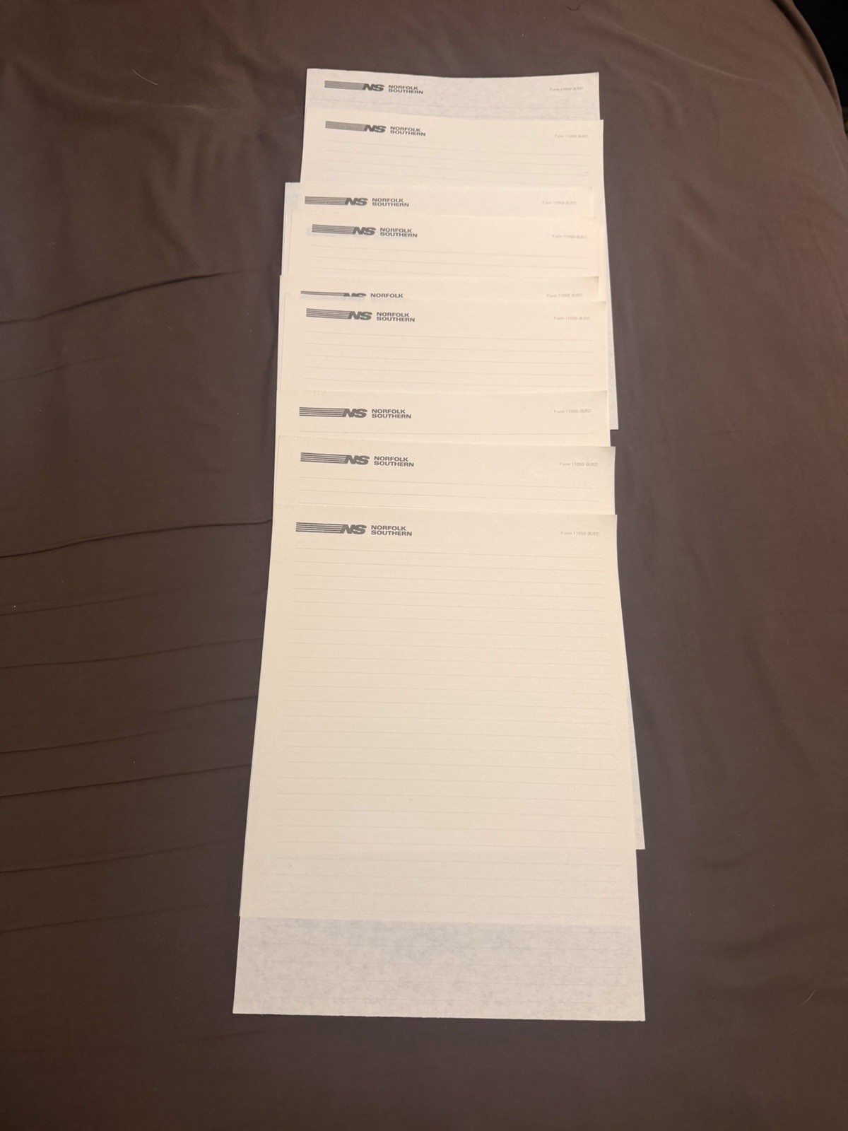 Letterhead 100 Sheets Of PLANE TRAIN AUTO Vintage Stationery Unused Lot
