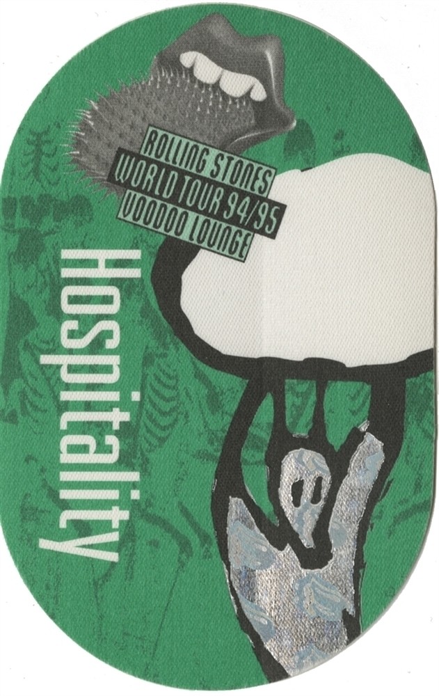 Rolling Stones 1994 Voodoo Lounge concert tour Hospitality Backstage Pass