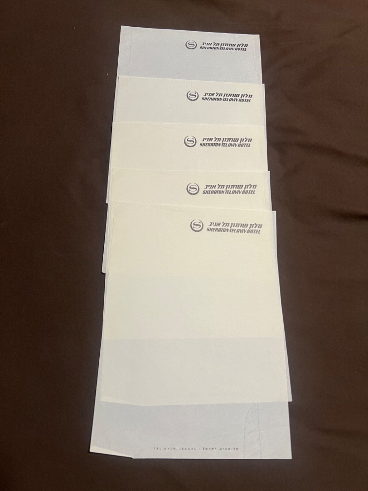 LETTERHEAD ONION SKIN STATIONERY HOTEL JAPAN UNUSED 15 SHEETS VINTAGE
