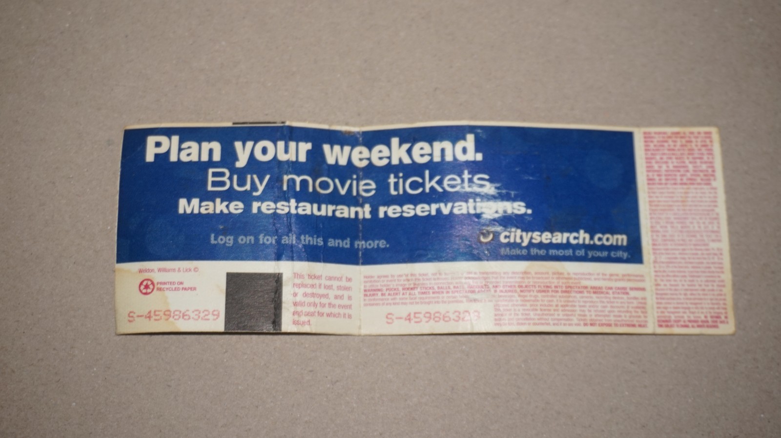 Kid Rock March 17 2002 Concert Ticket Stub The Palace Auburn Hills