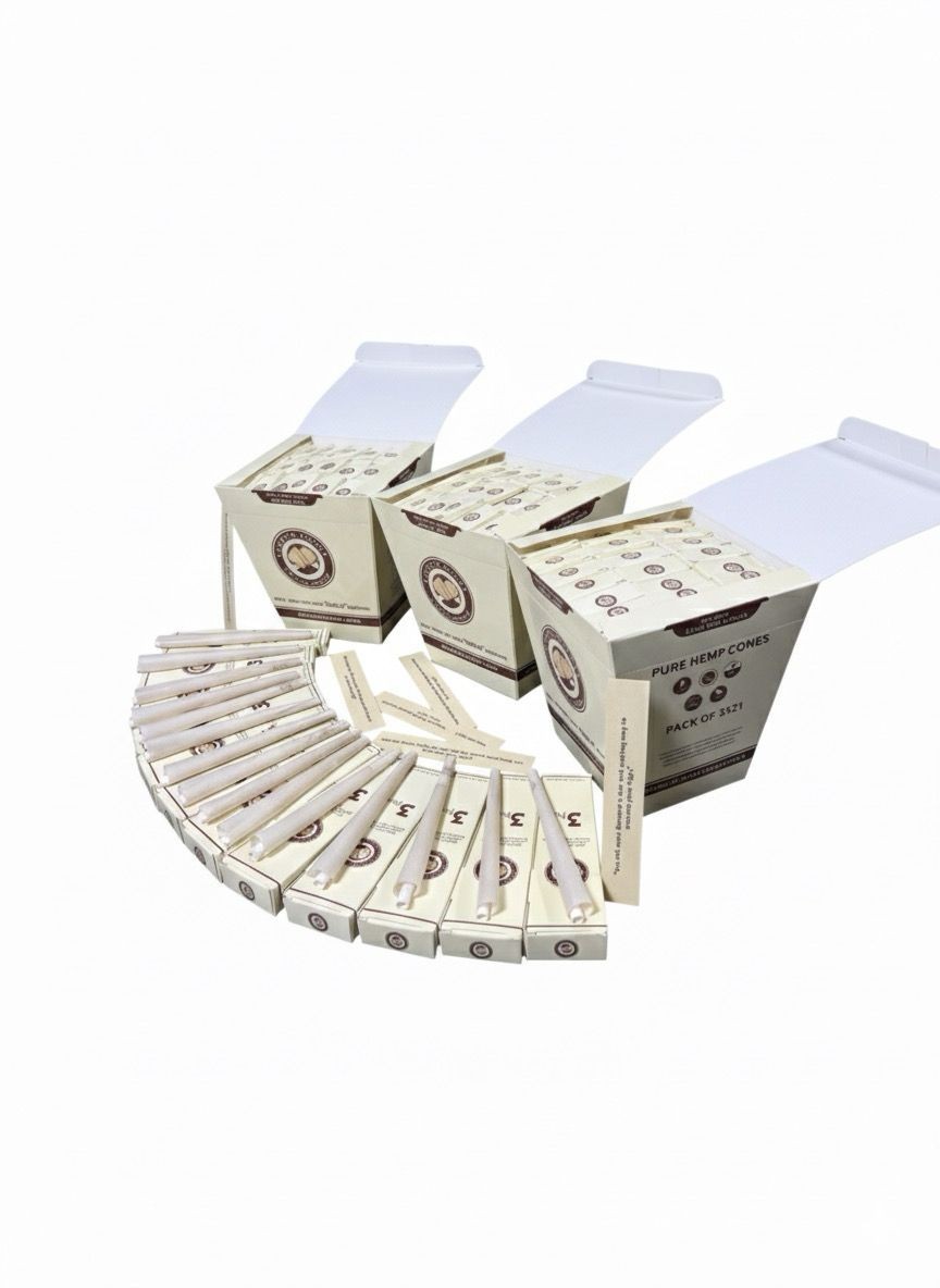 FORTUNE CONES – PREMIUM 63 CONES PACK – PURE HEMP- MINI CONES 70/26MM
