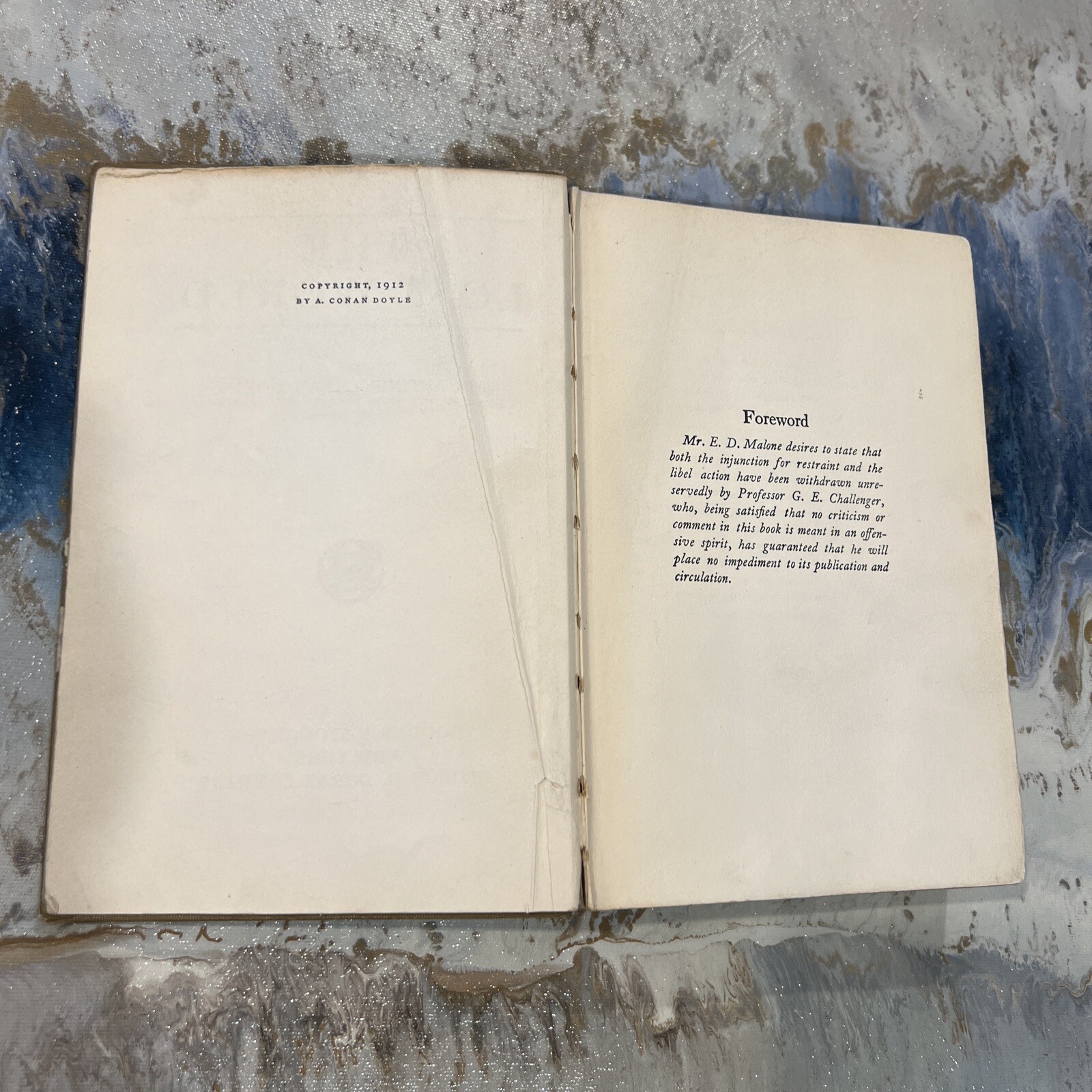 The Lost World by Sir Arthur Conan Doyle George H Doran First American Edition