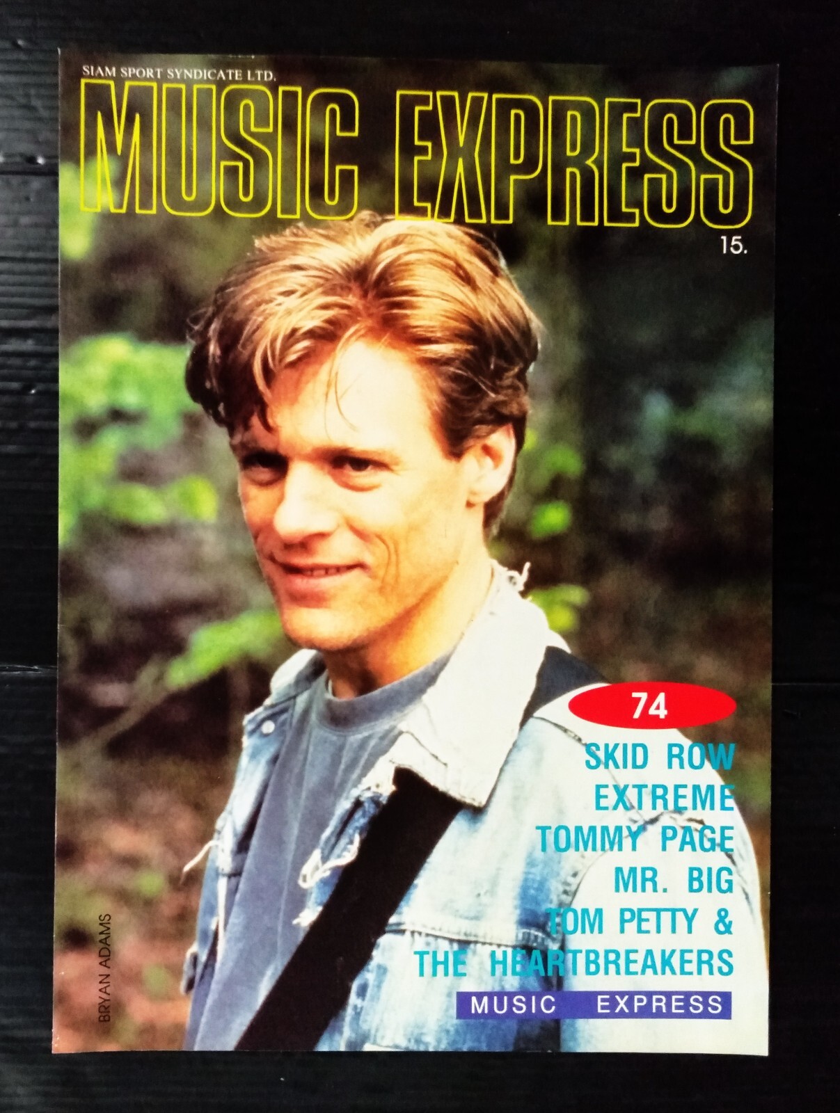C5762 Tom Petty Bryan Adams Vintage Thailand ONLY 1 COLOR PAGE MEGA RARE!!!