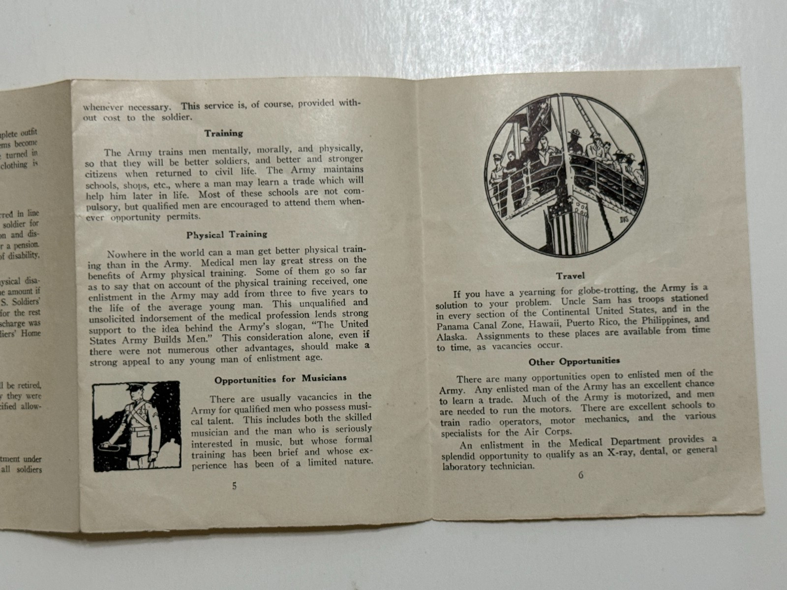 Facts Regarding Enlistment in United States Army Pamphlet 1940 Los Angeles