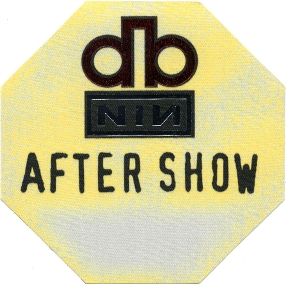 David Bowie 1995 Outside World concert tour Aftershow Backstage Pass