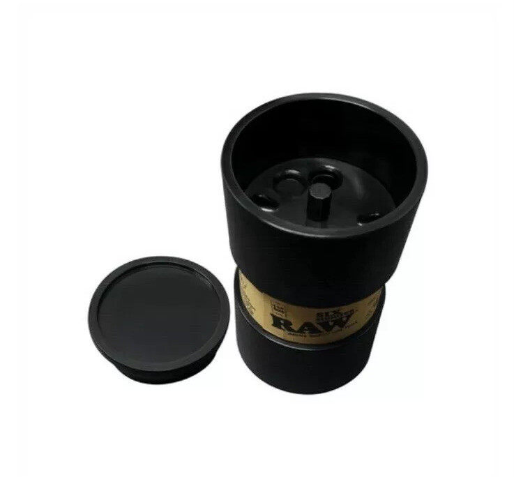 Raw 6 Six Shooter filler 1 1/4 size +slide lock cone case+glass tip+large poker