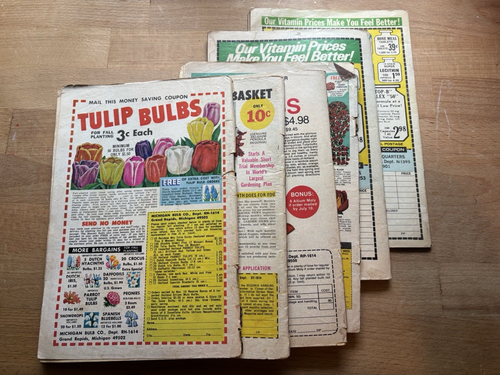 Vintage The Workbasket Magazine Lot 1970s Crochet Sewing Needlework 6 Issues