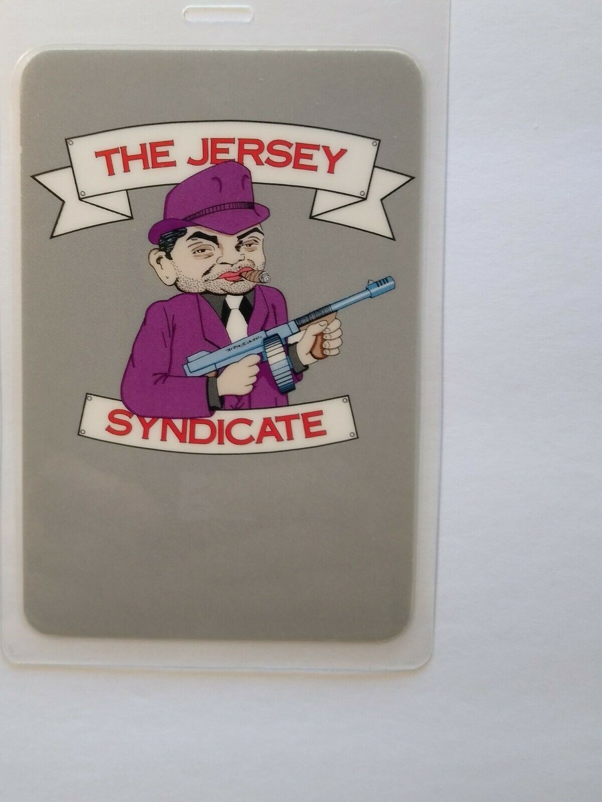Bon Jovi New Jersey Syndicate Backstage Pass Original 1988 Gangster Machine Gun