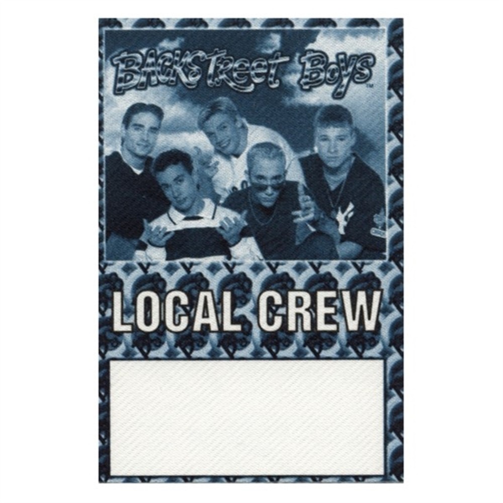 Backstreet Boys 1998 concert tour Working Crew Backstage Pass