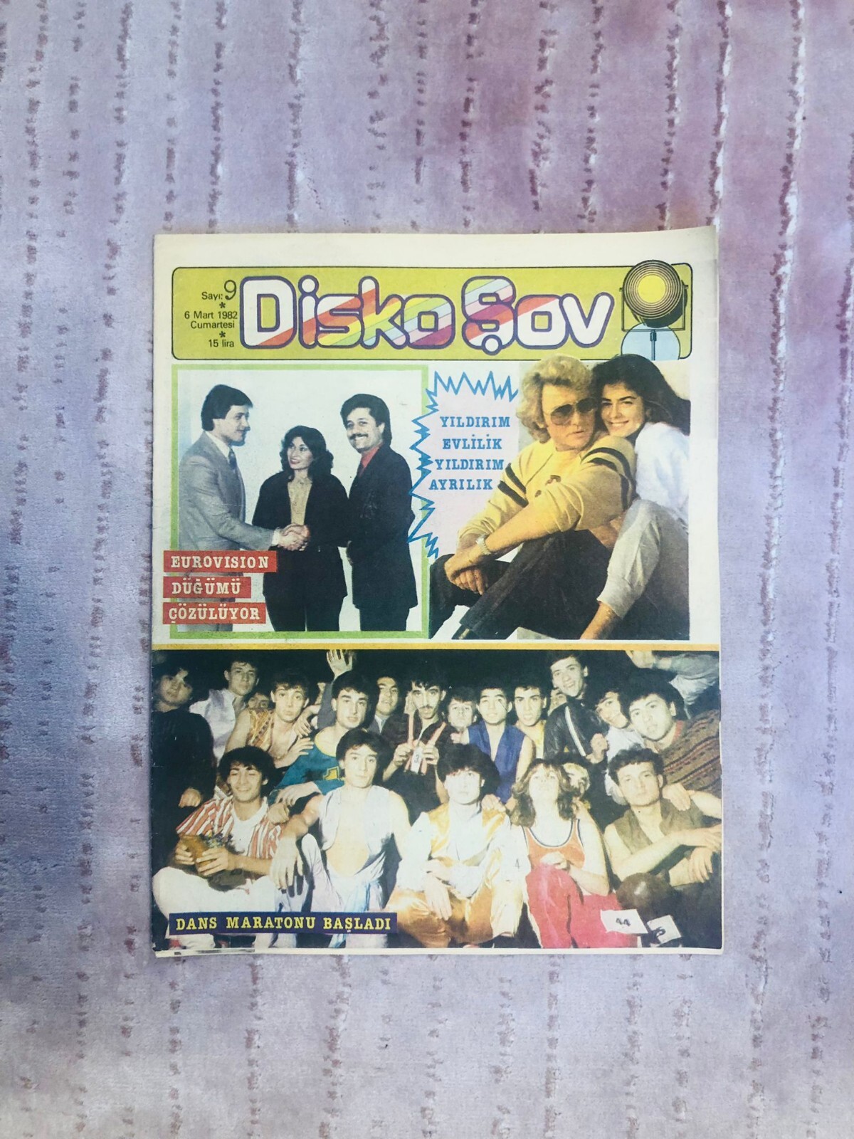 Shakin Stevens Back Cvr Magazine 1982 Abba Rod Stewart Johnny Hallyday Motorhead