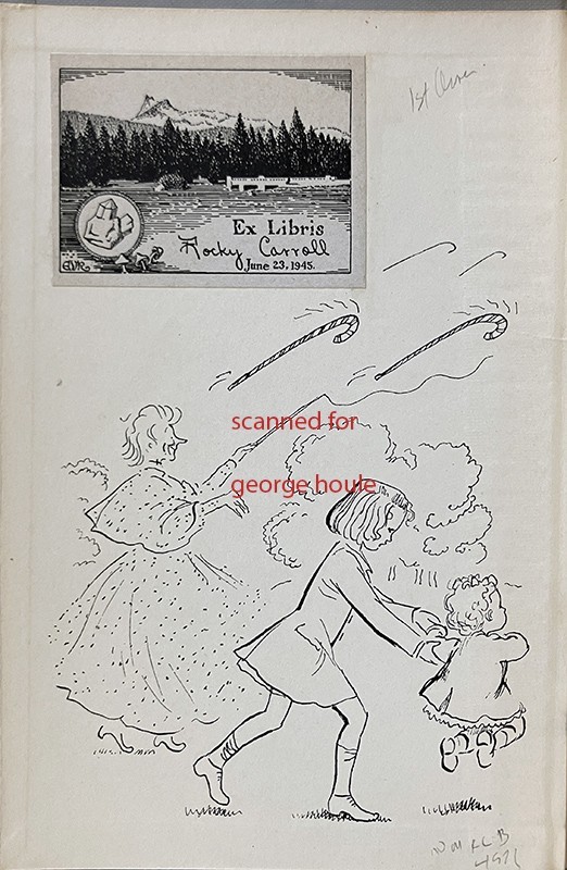 MARY POPPINS OPENS THE DOOR – P. L. TRAVERS – 1ST EDITION – 1943 – FLYING NUM